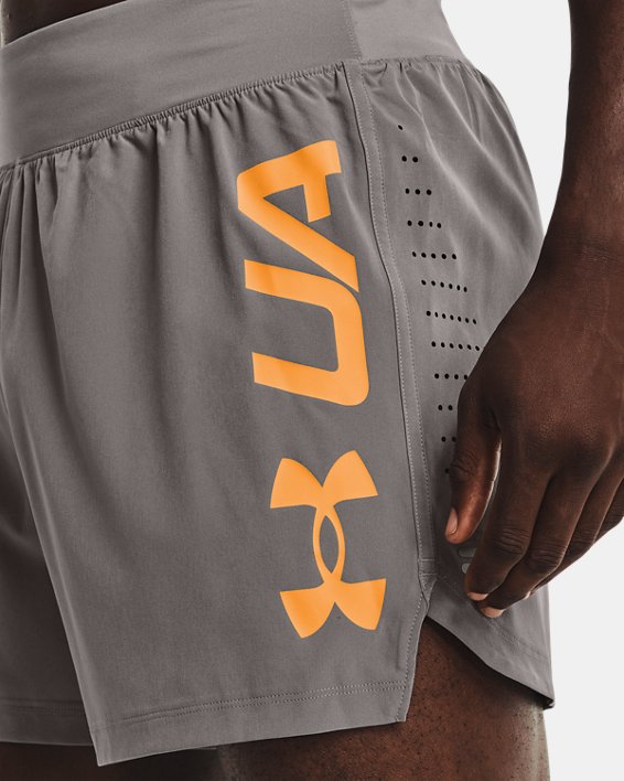Men's UA Speedpocket 5" Shorts, Gray, pdpMainDesktop image number 0